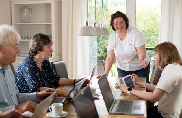 Essen und Getränke für das Offsite